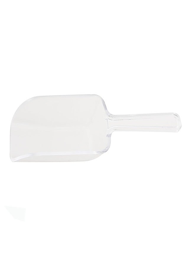 CXMTECH 12PCS 4.5 inch Transparent Mini Acrylic Plastic Kitchen Spoon Food Spoon for Weddings Candy Dessert Buffets Ice Cream Protein Powder Coffee Tea - Image 3